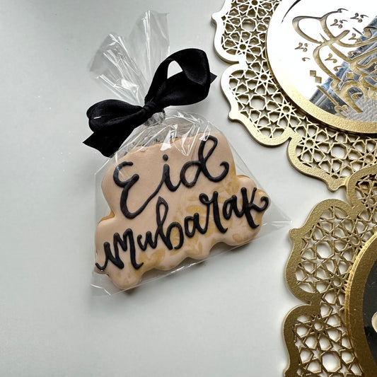 Single Eid Mubarak Personalised biscuit - Glazed Bakes